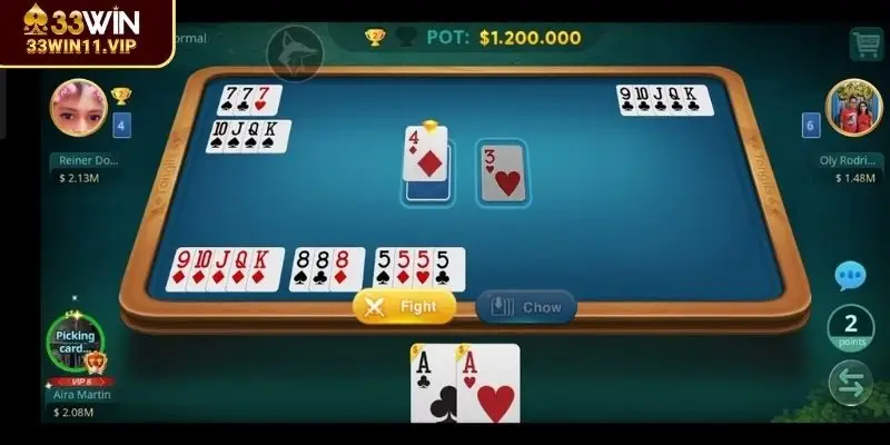 Một vài hành động trong Liêng trực tuyến